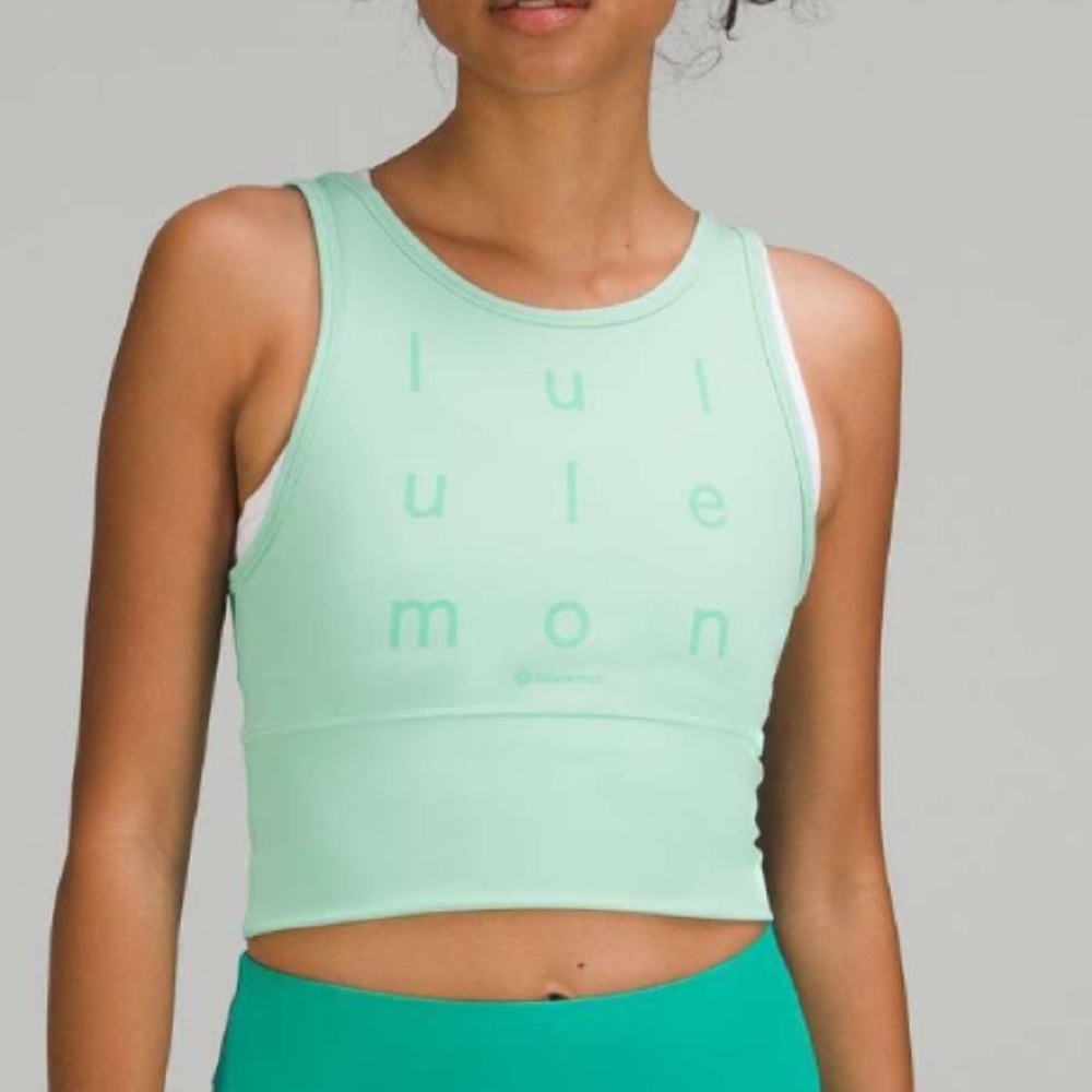 lululemon athletica Mint Green Power Pivot Tank Top